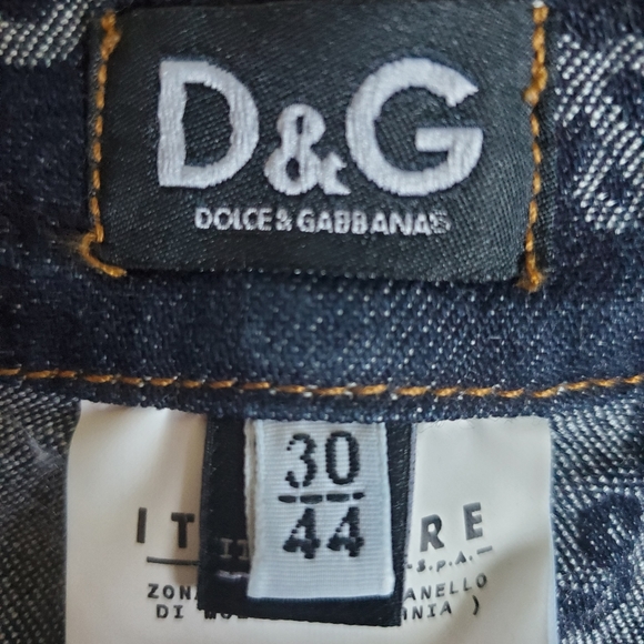 Dolce & Gabanna | Logo print jean skirt - Picture 3 of 7